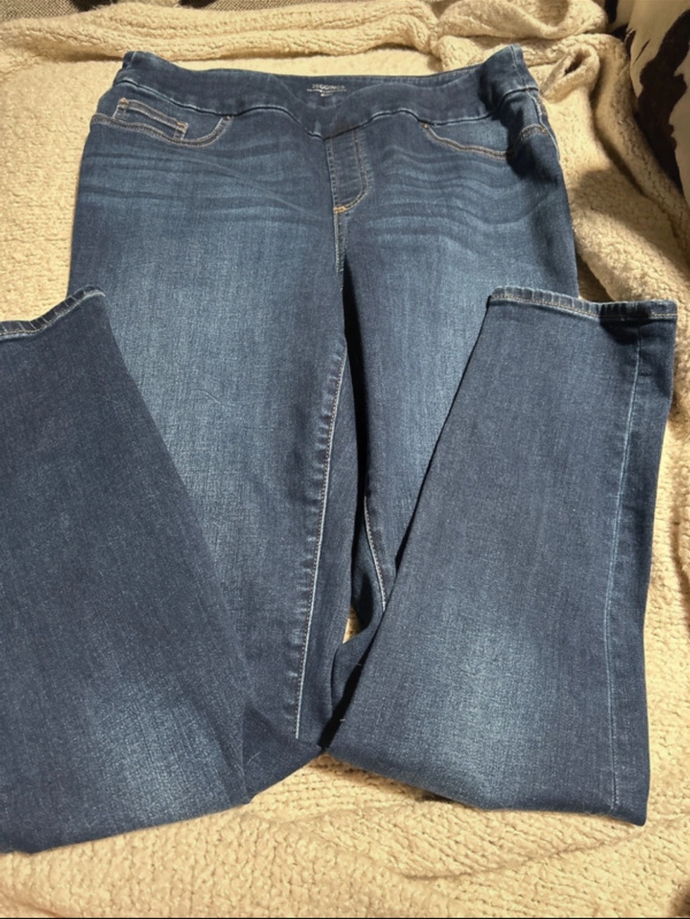 Chico's Mid-Dark Blue Skinny Jeggings